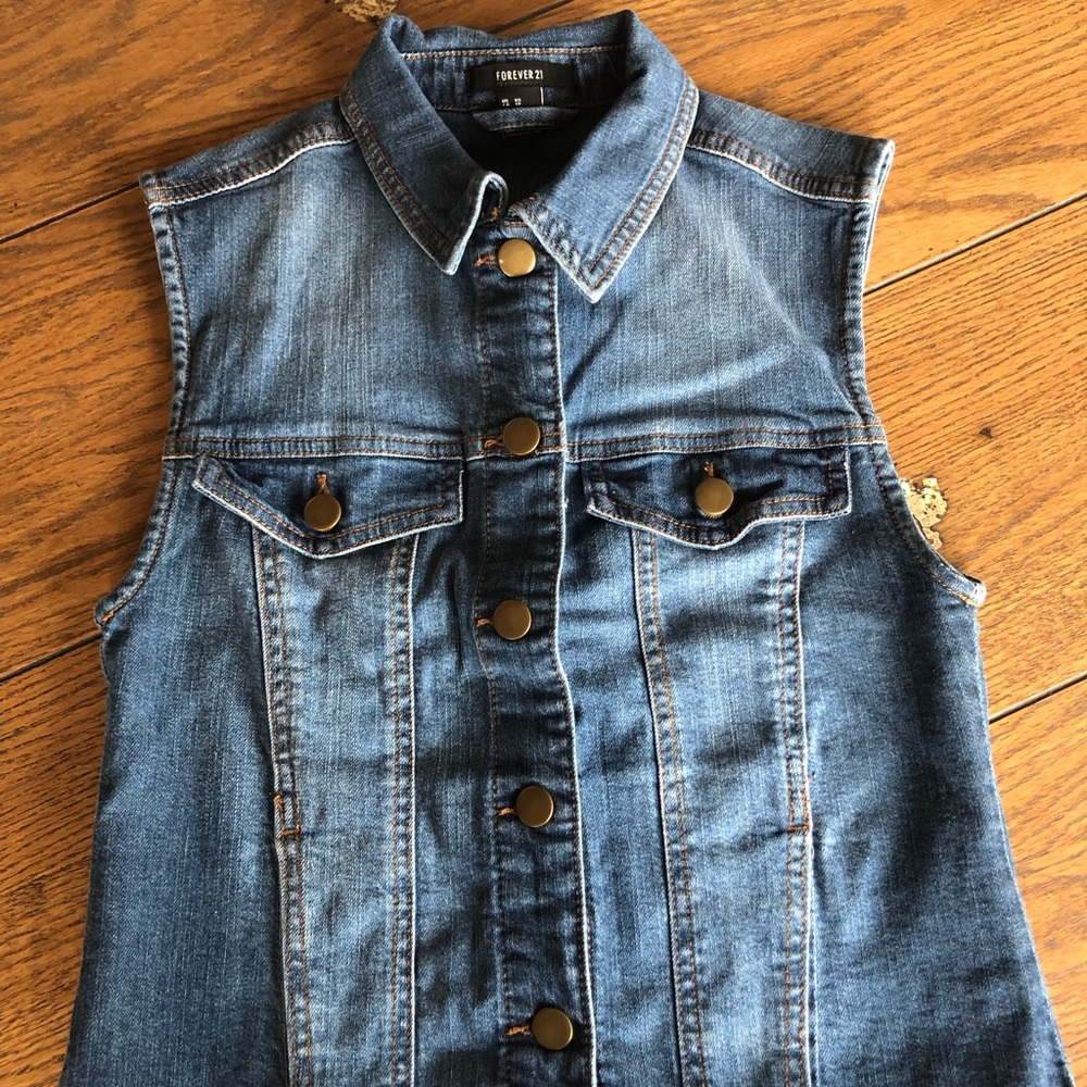 Forever 21 Denim Vest